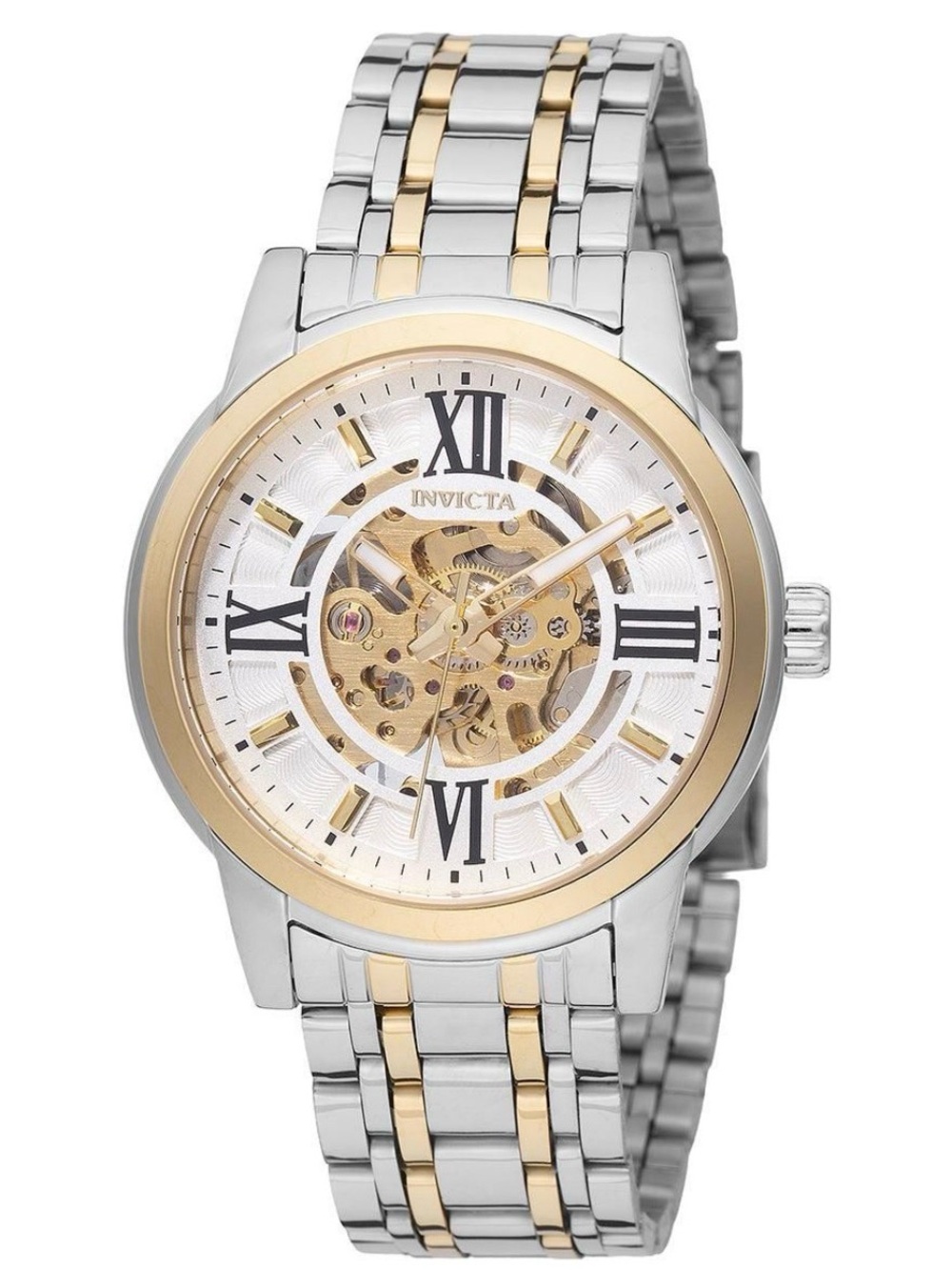 Invicta Objet D Art Automatic Men's Watch w/ Skeleton Dial - 41mm, Gold, new
